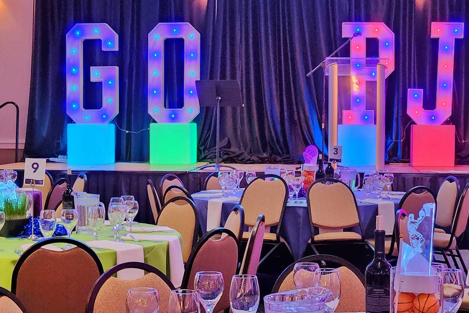 Stage Backdrop and Decor