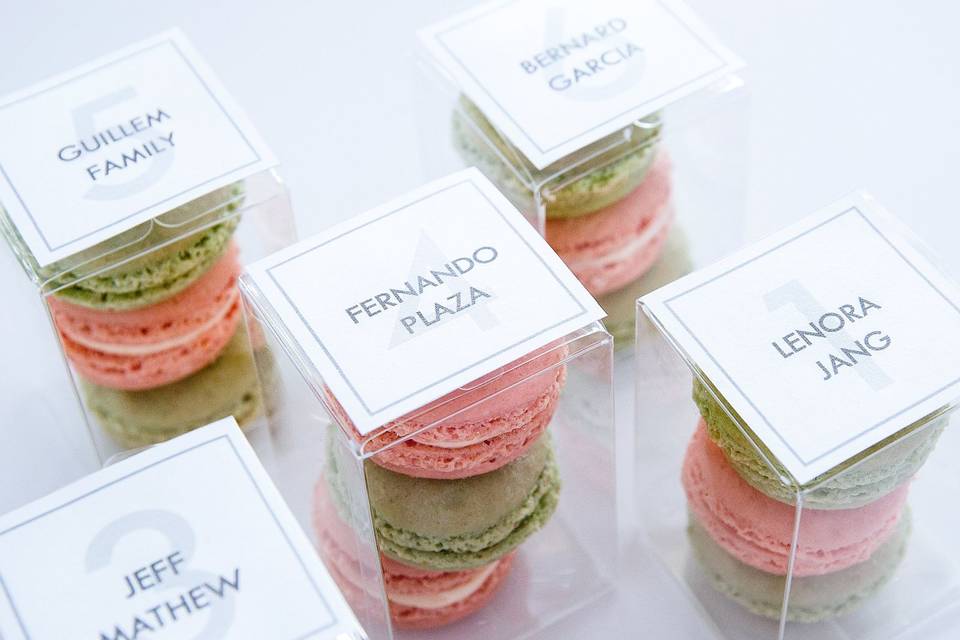 Guest table number boxes