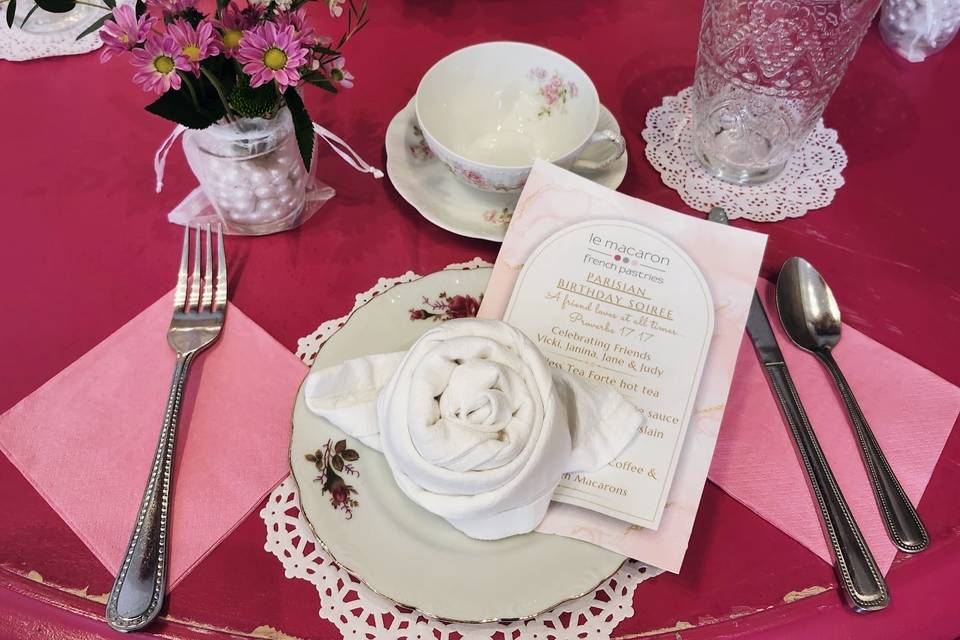 Tea party for friends