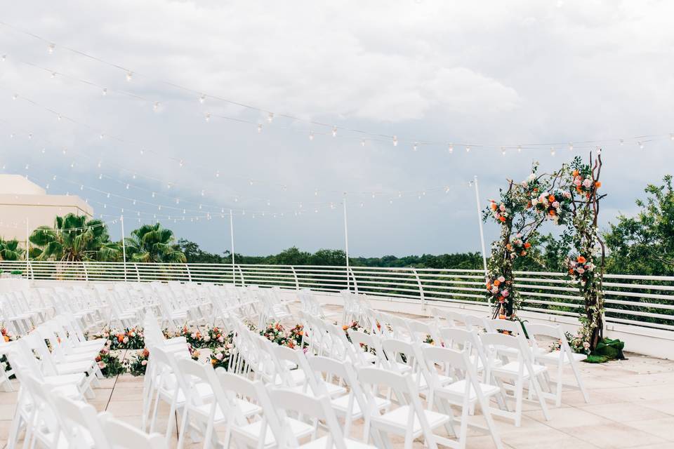 Ceremony on FINFROCK Terrace