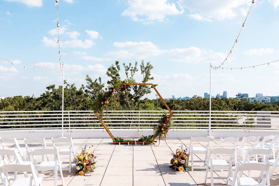 Ceremony on FINFROCK Terrace