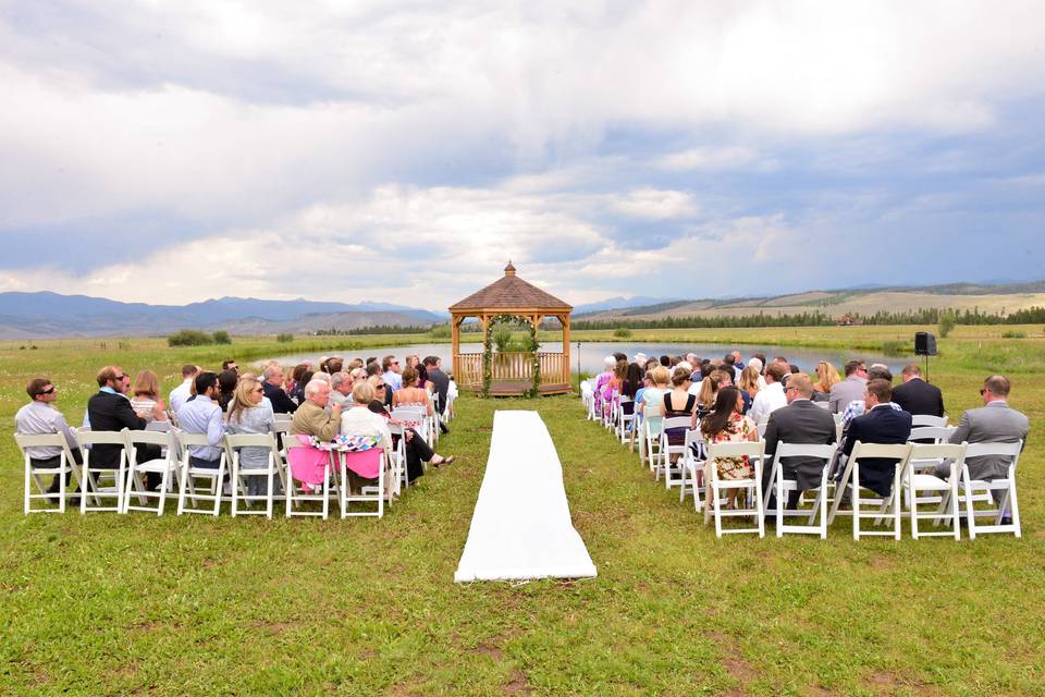 Outdoor ceremony