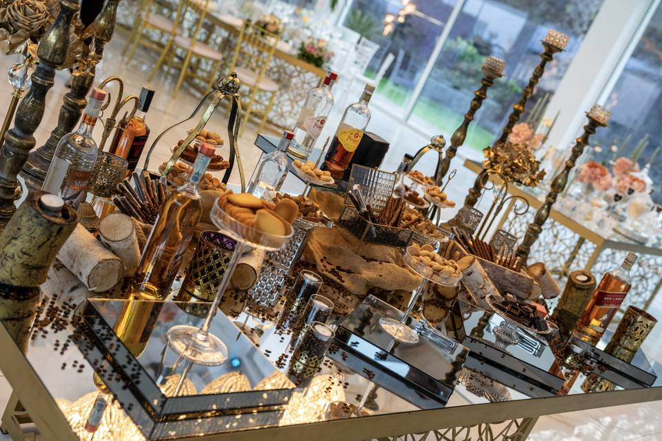 Wedding tasting setup 2026