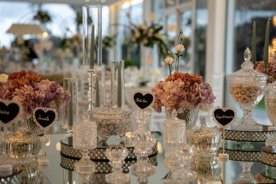 Wedding tasting setup 2026