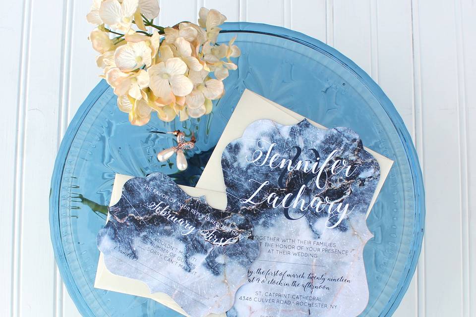 Watercolor invitation