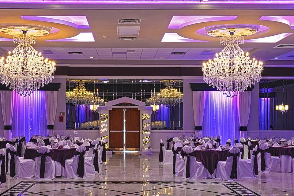 Wedding reception area