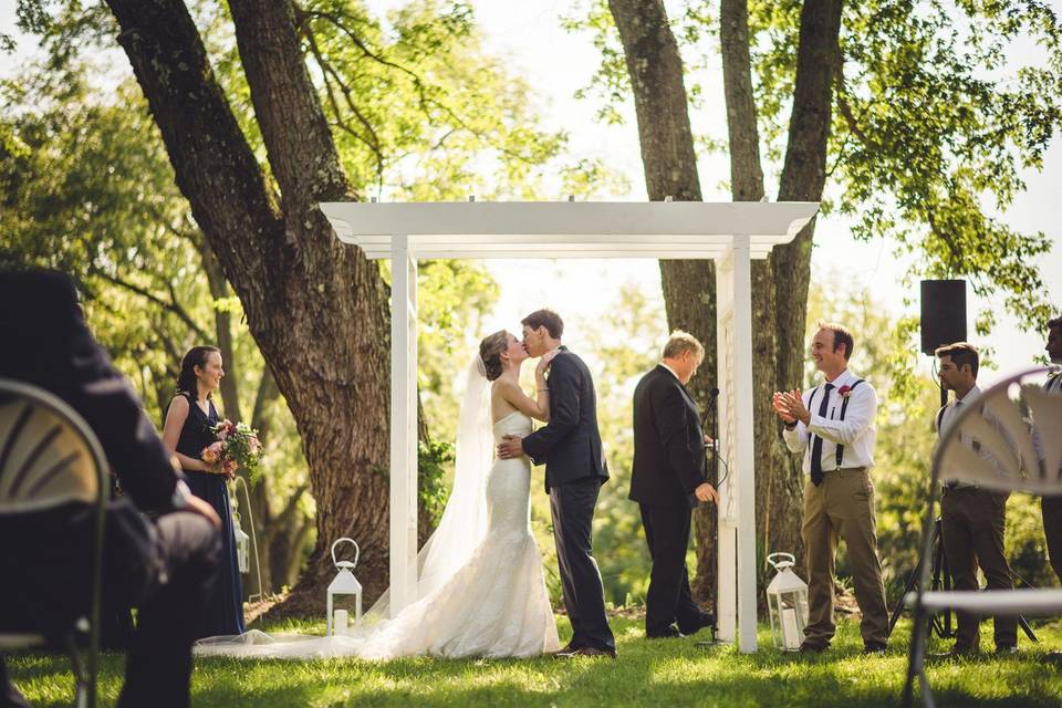 Wedding kiss