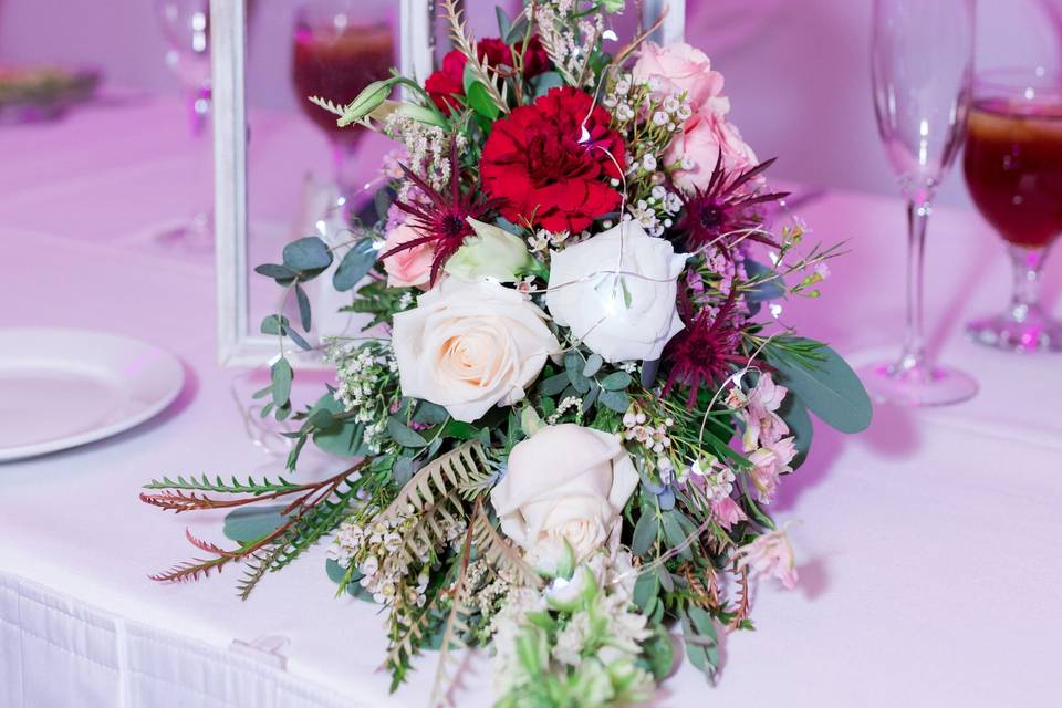 Reception Lantern Centerpiece