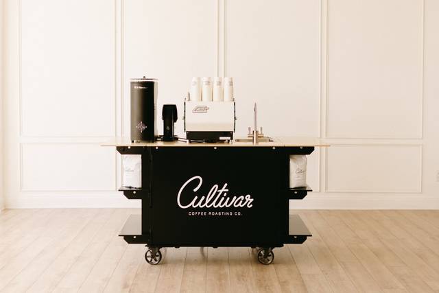 Vintage coffee cart