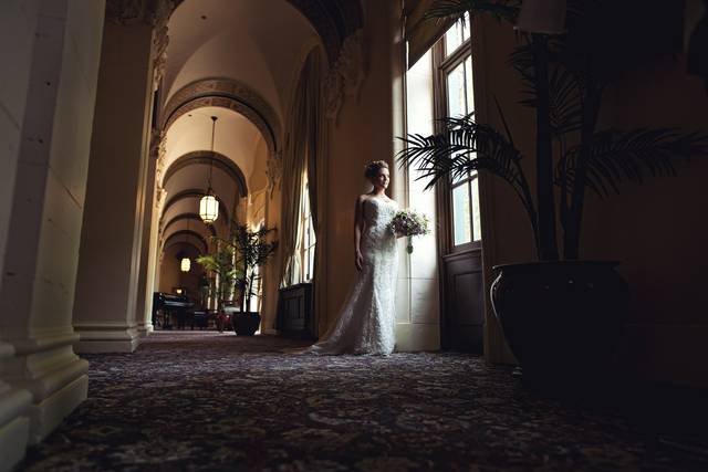 Bride on her wedding day - Blue Butterfly Films