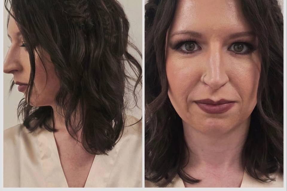Hair and makeup