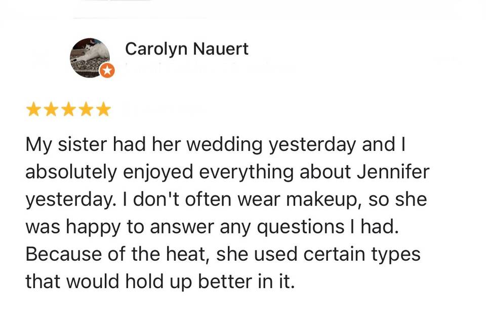 Review from a client