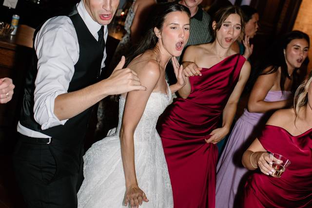 Library Bride Dancing