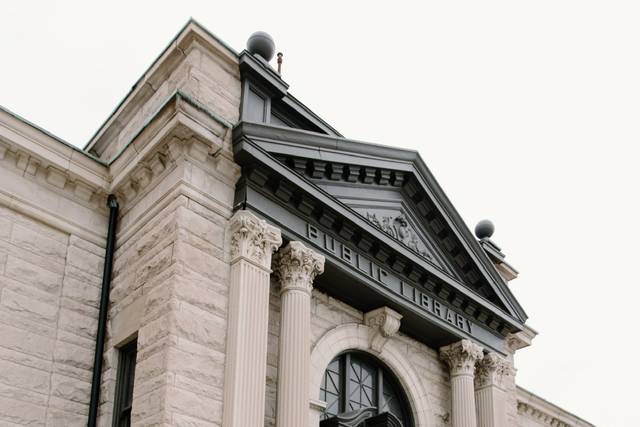 Library wedding entry