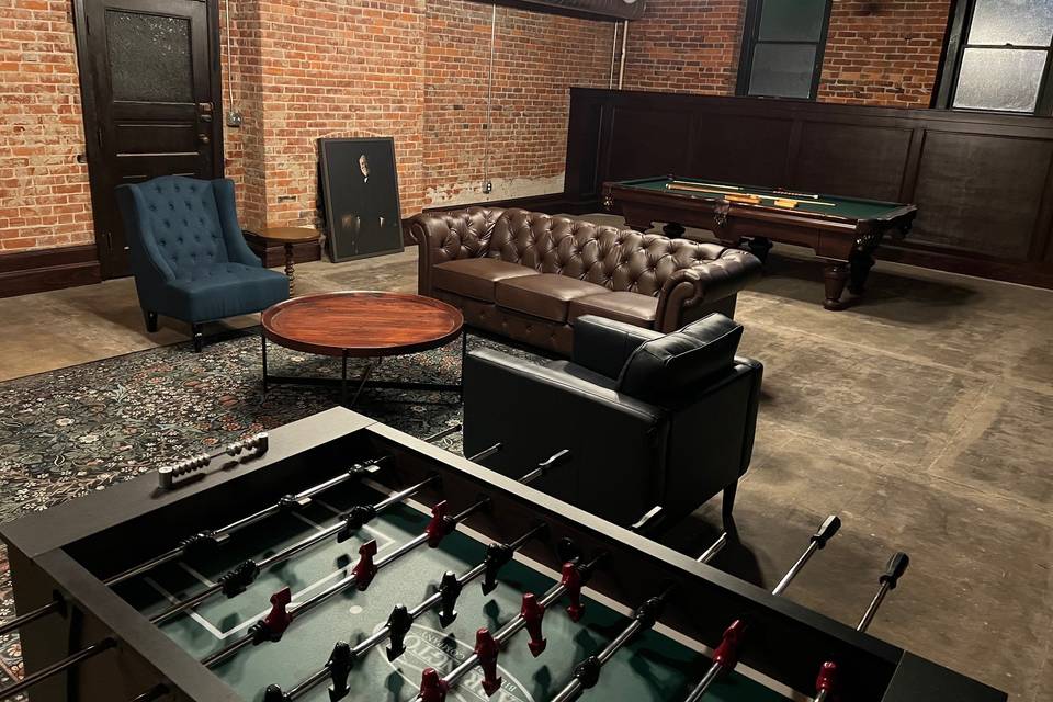 Groomsmen gameroom