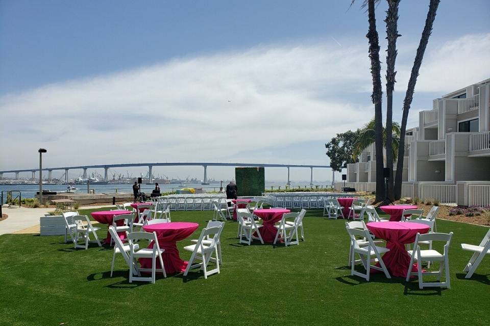 Poolside Lawn wedding