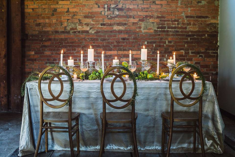 Wedding head table