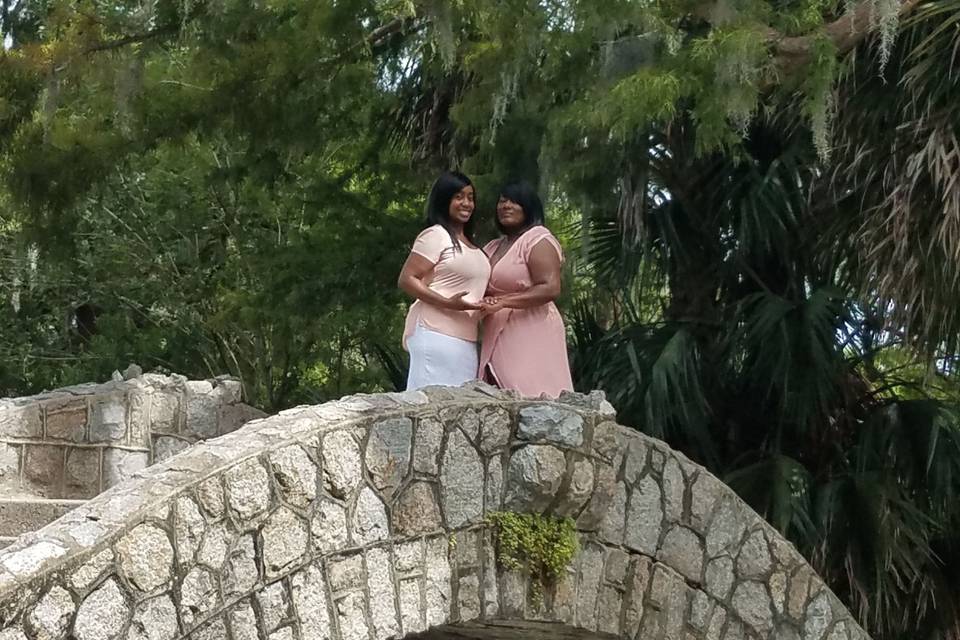 Connie & Nickesha were married on a beautiful day in City Park.