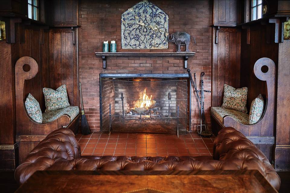 Ostrich Room Fireplace