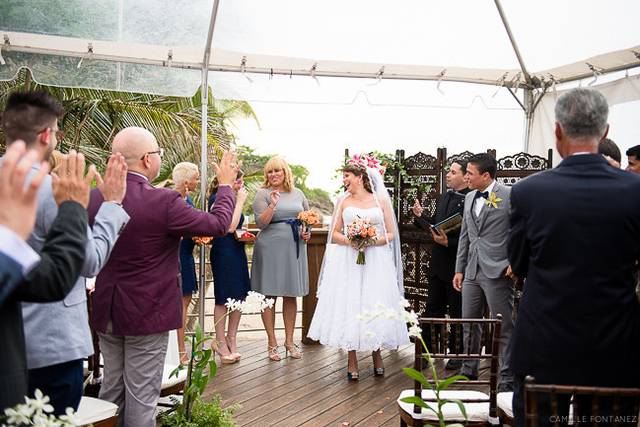 Cermony at Domes beach Rincon, PR