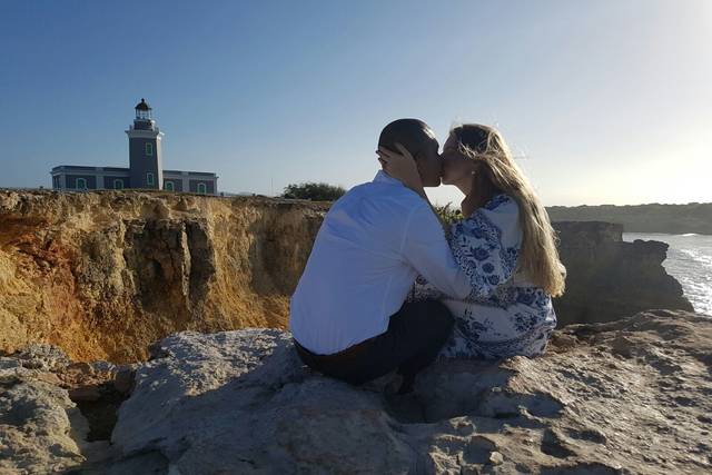 Ceremony at Faro Los Morillos, Cabo Rojo, PR