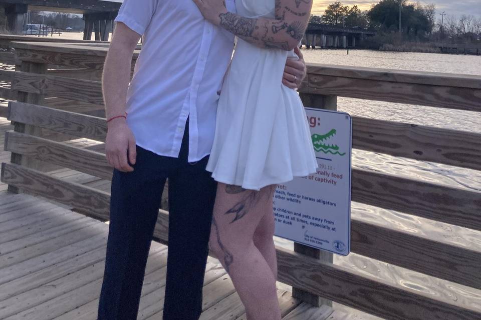 Wedding on the river