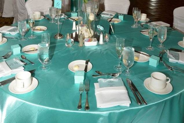 Wedding tablescape