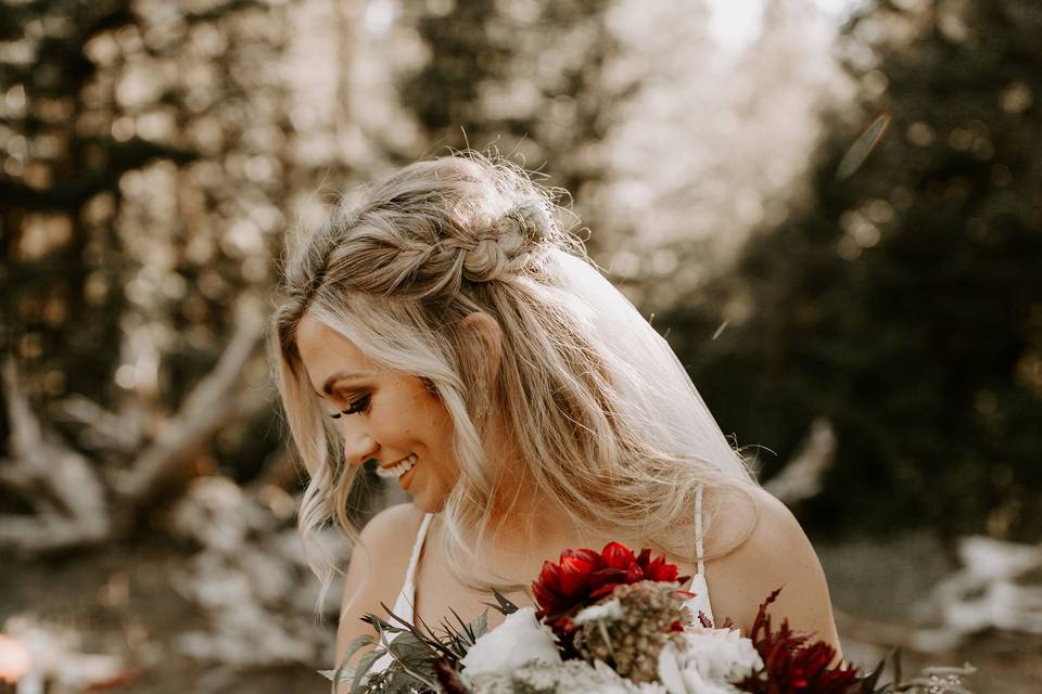 Groom and bride