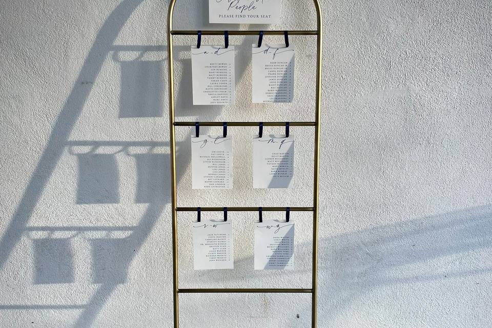 J&C - Seating Chart