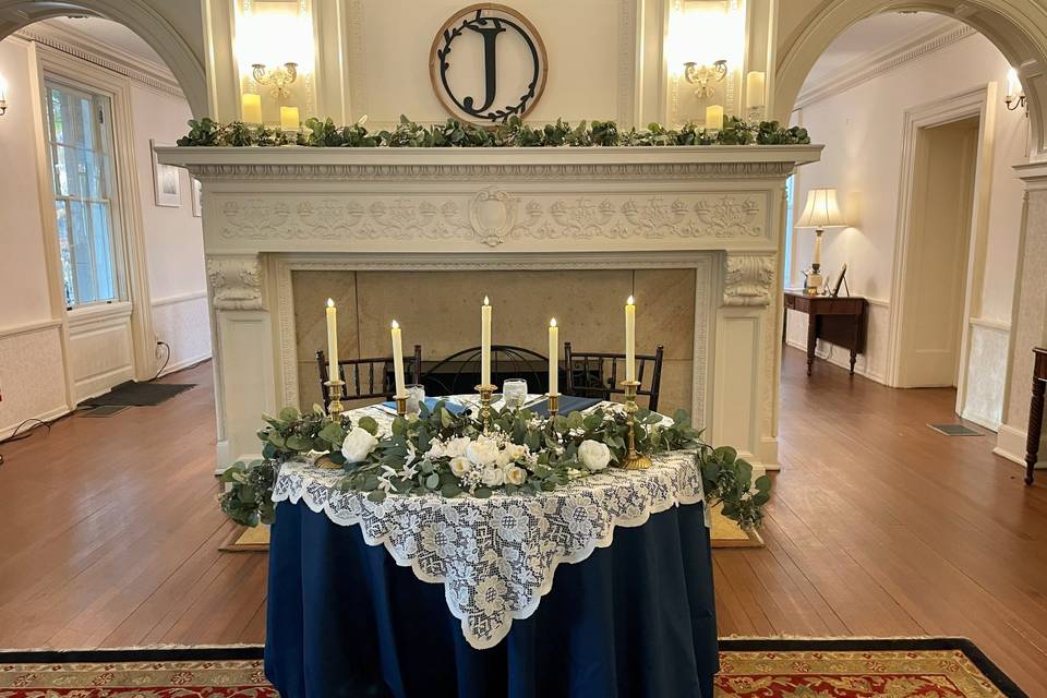 J&C - Sweetheart Table