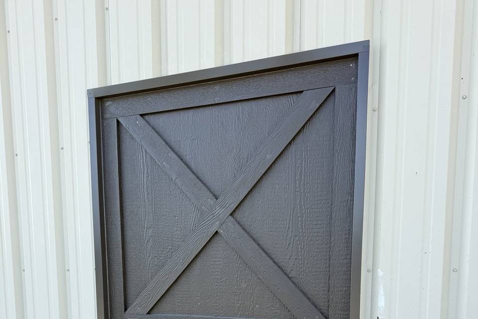 Exterior door.