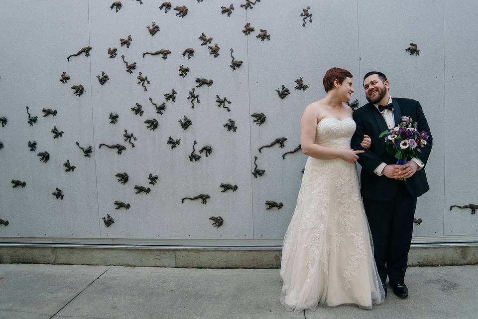 This bride found her frog prince!(credit: Lisa Goodwin Photography)
