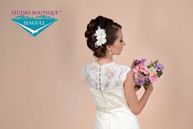 Gorgeous Bridal Gowns, Veils & Bridal Accessories at Seagull Studio Boutique 80 W. Dundee Rd., Buffalo Grove, IL 60089 P. (847) 238-2818