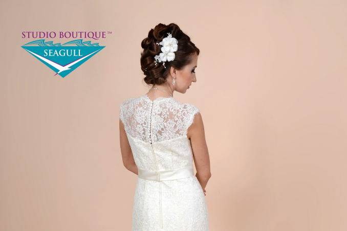 Gorgeous Bridal Gowns, Veils & Bridal Accessories at Seagull Studio Boutique 80 W. Dundee Rd., Buffalo Grove, IL 60089 P. (847) 238-2818
