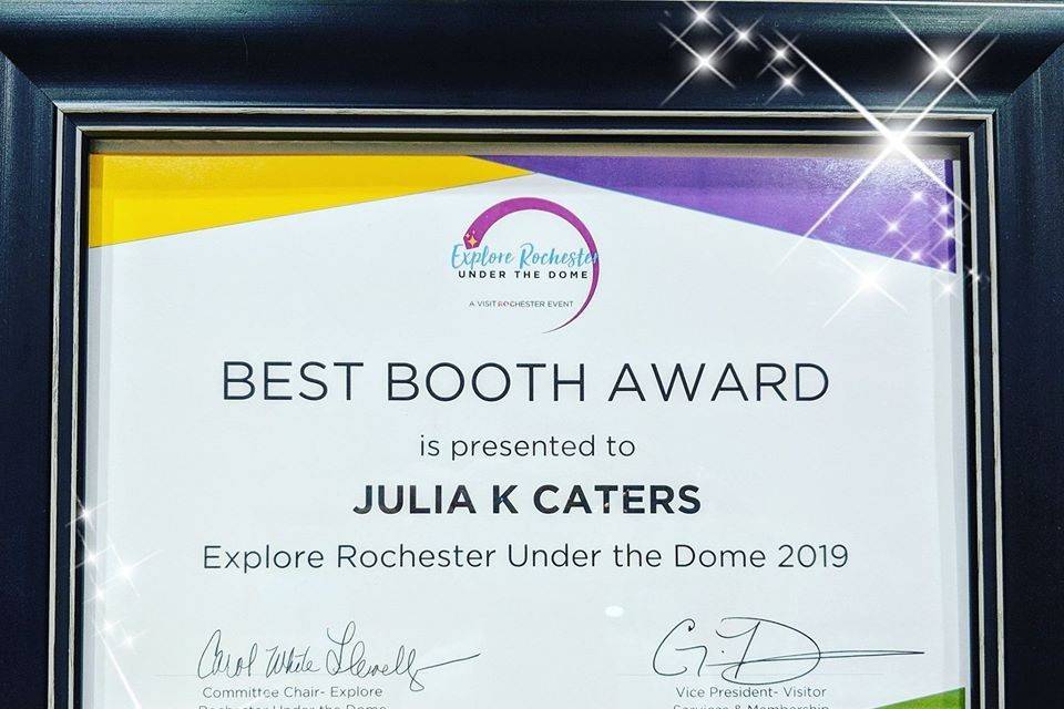Best Booth Award!