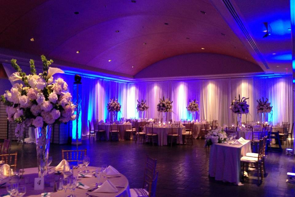 Morikami Indoor Reception Space with Draping