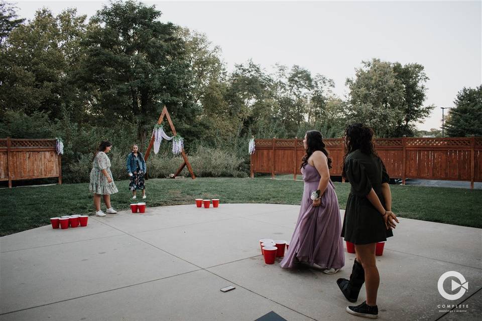 Games on patio