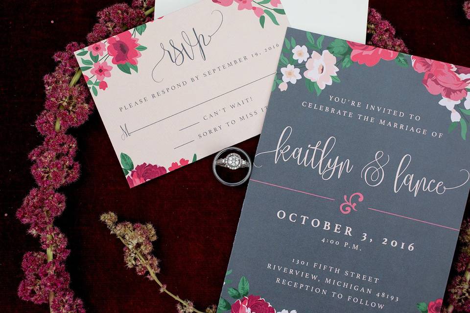 Invitations by Caitlin