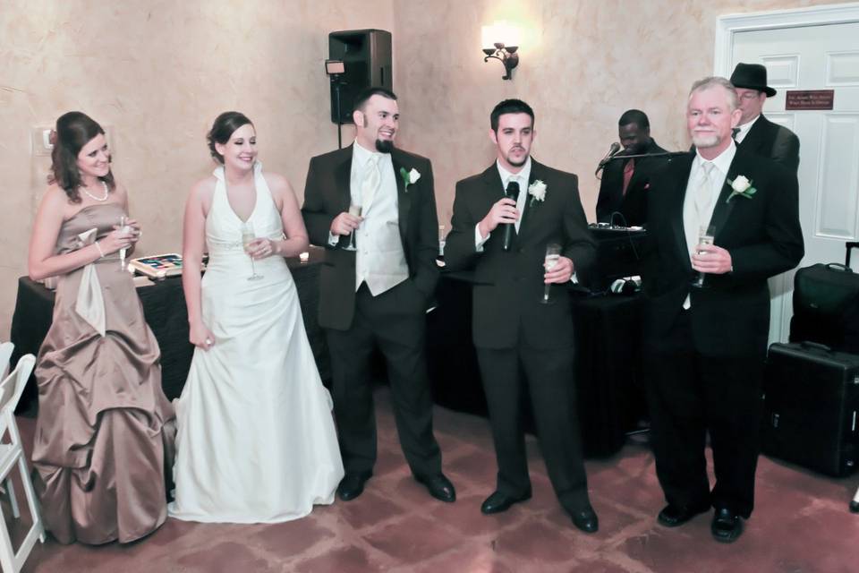 Speech at wedding