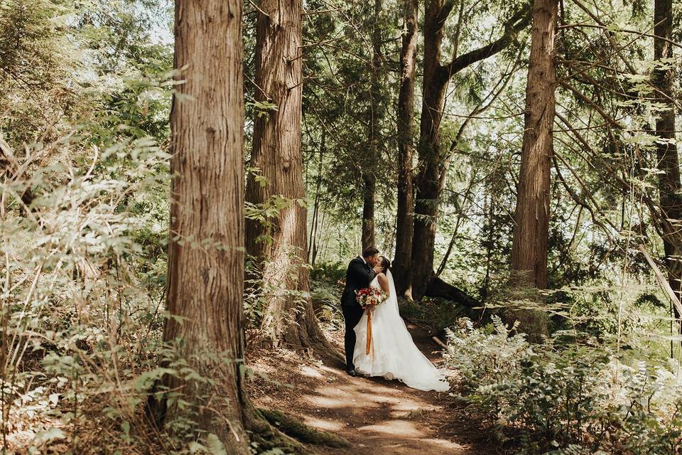 A wedding in the forest