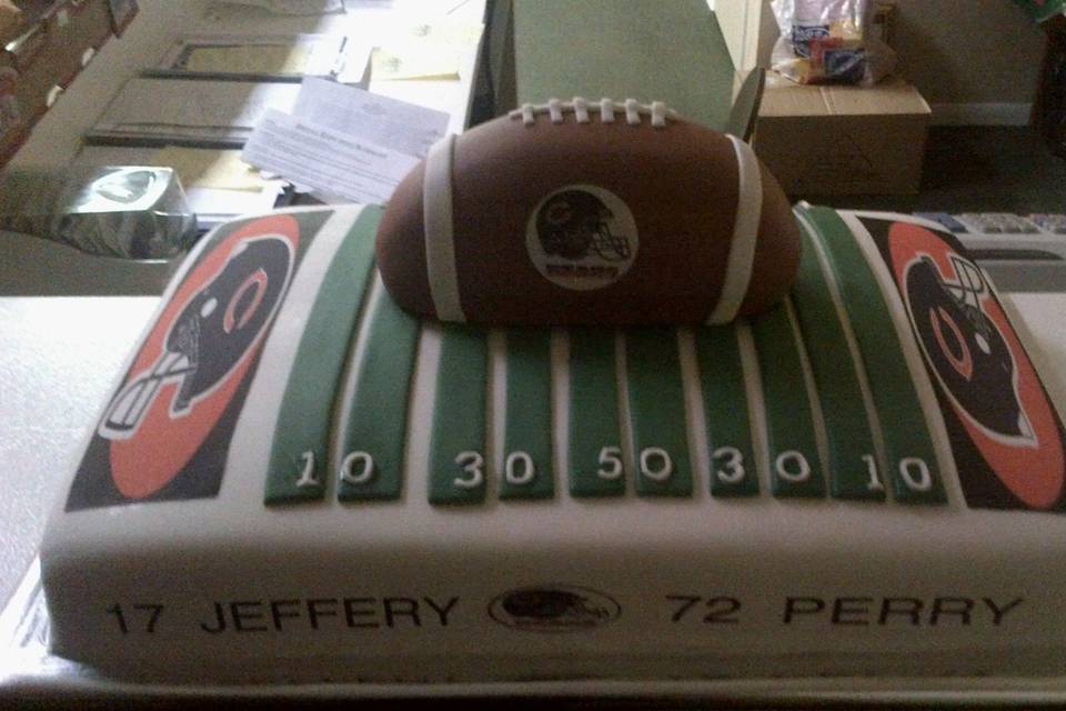 49ers Football Cake 