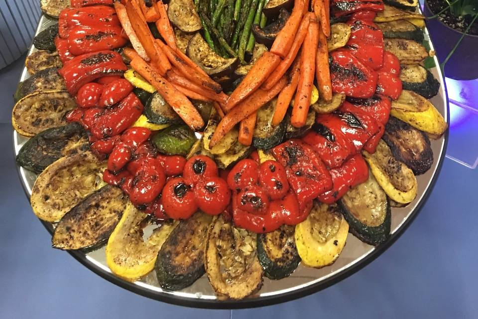 Grilled vegetable platter