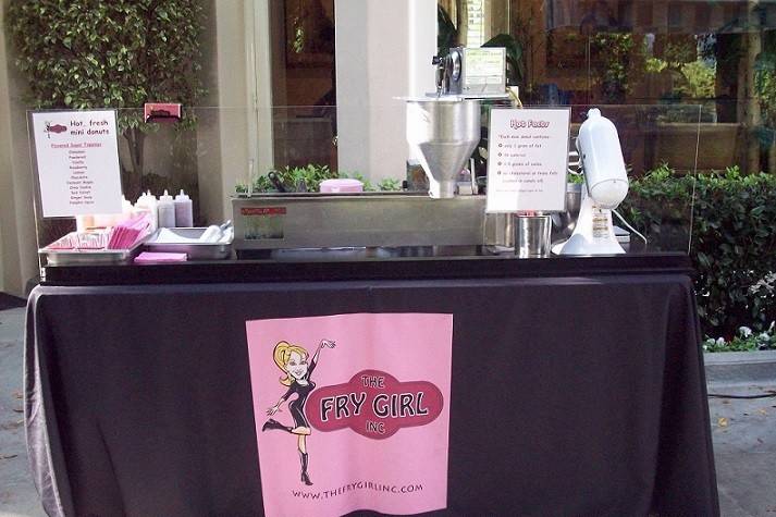 Fry Girl Mini Donut Station