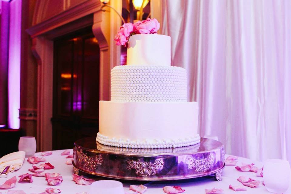 Wedding cake display