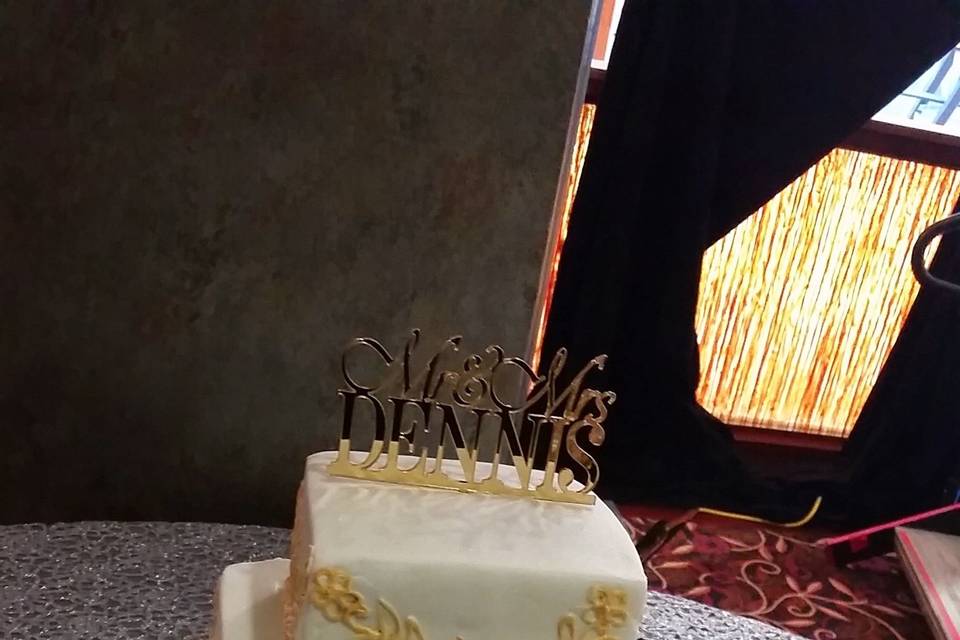 Two layered cake
