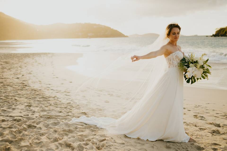Sunset bride