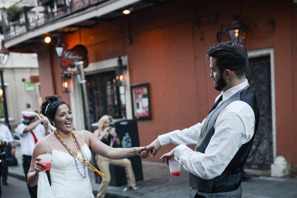 Dancing in the street