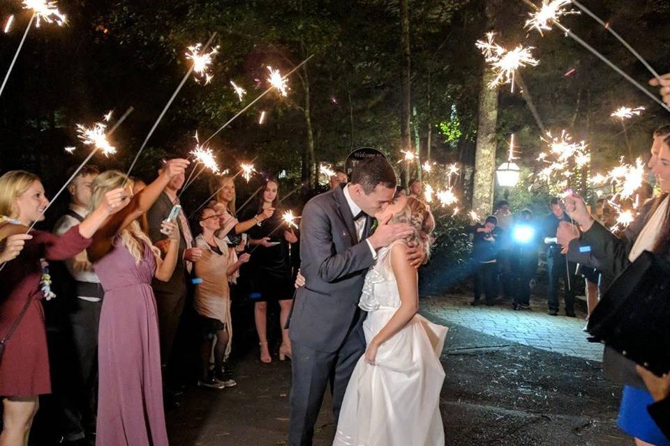 Sparkler sendoff