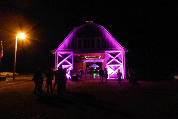 We can even uplight a barn!