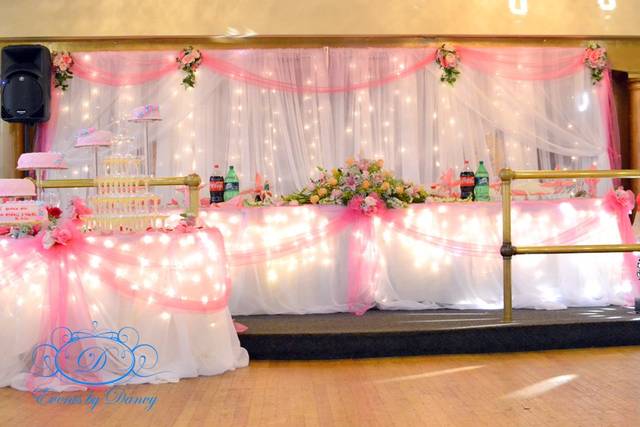 Wedding head table